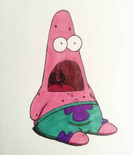 Патрик раскраска