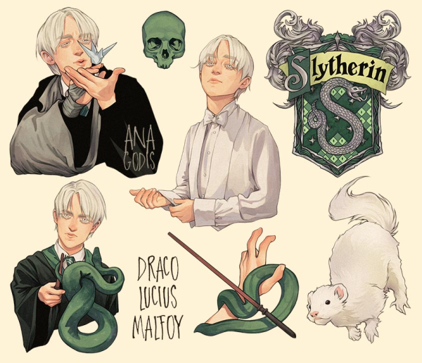 Эстетика Слизерина Малфой