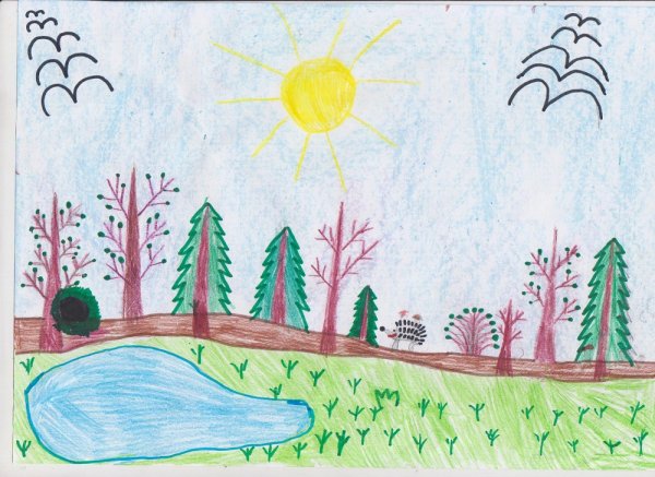 Весна рисунок