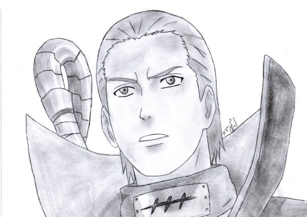 Хидан из Наруто рисунок