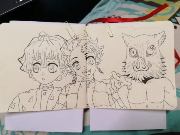 Ренгоку рисунок легкий