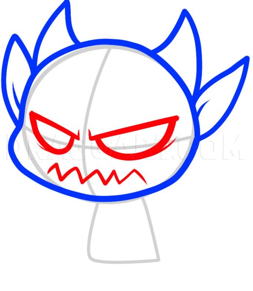 Демон простым карандашом