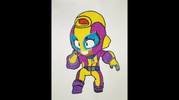 Рисунок БРАВЛ старс Макс