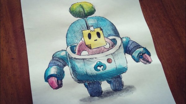 Рисование Леона