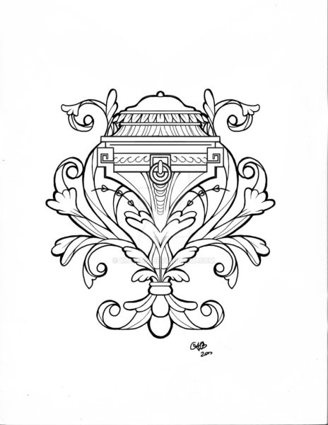 Рисунки карандашом в стиле Барокко