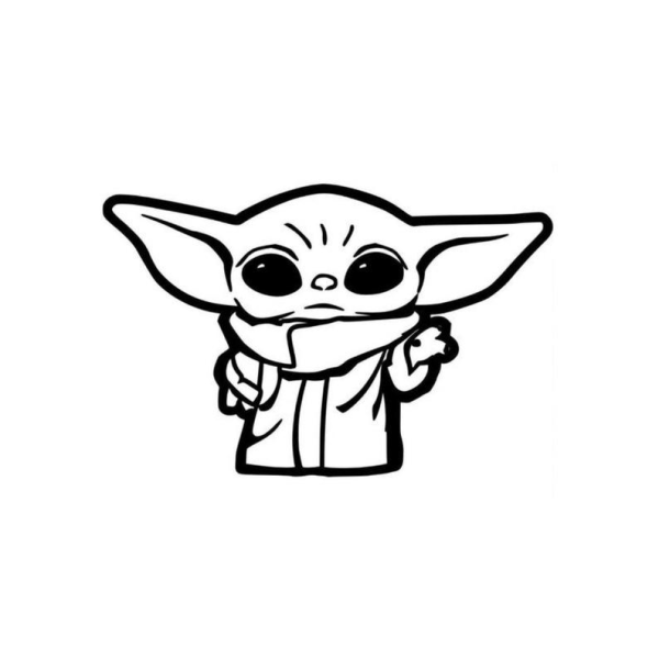 Йода раскраска