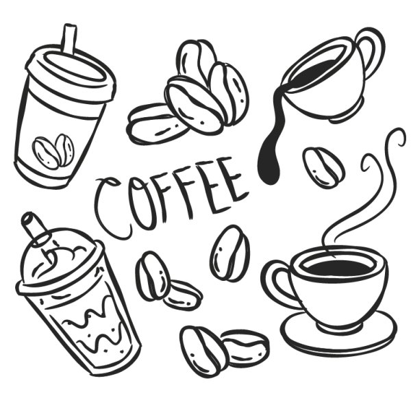 Рисунки для срисовки еда