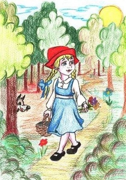 Красная шапочка рисунок