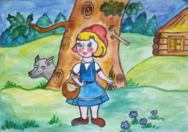 Красная шапочка рисунок