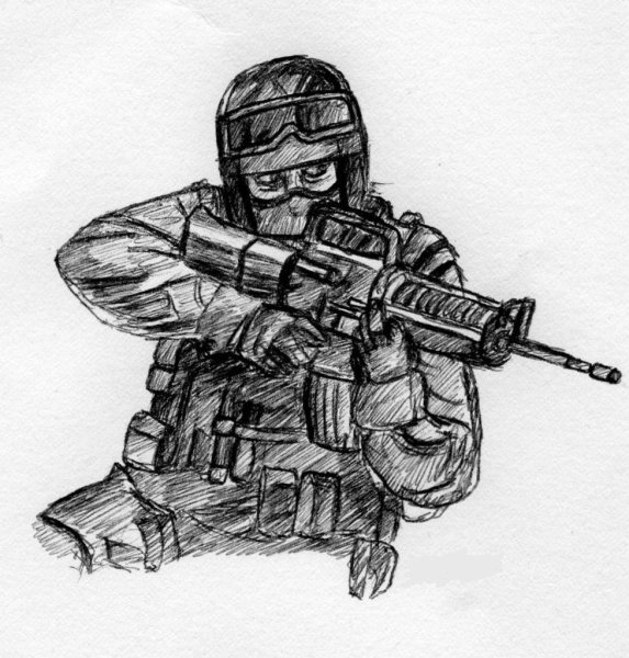 Гоуст Call of Duty раскраска