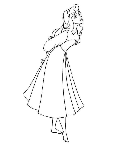 Спящая красавица рисунок