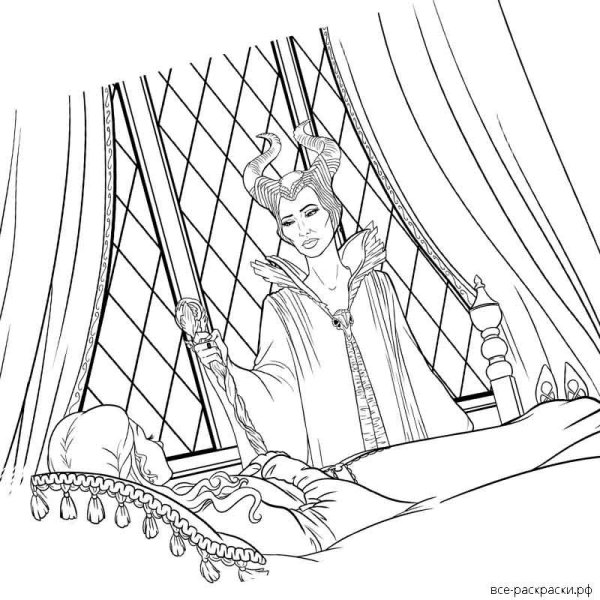 Принцесса Дисней Аврора скетч