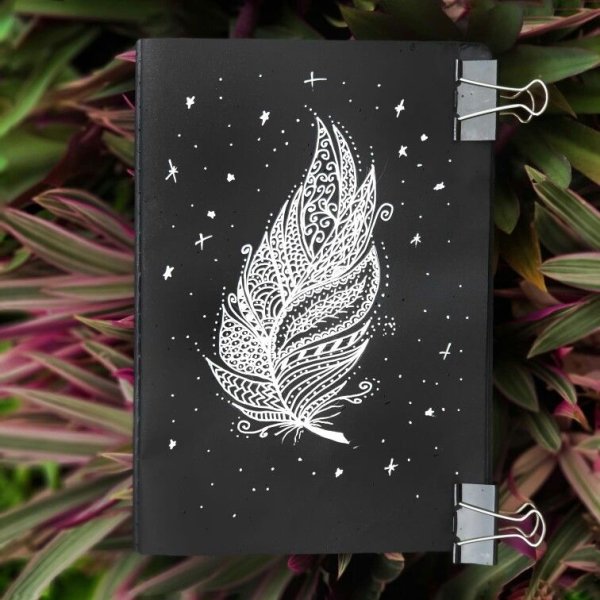 Скетчи на черной бумаге