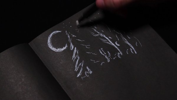 Маленькие рисунки для срисовки черной ручкой