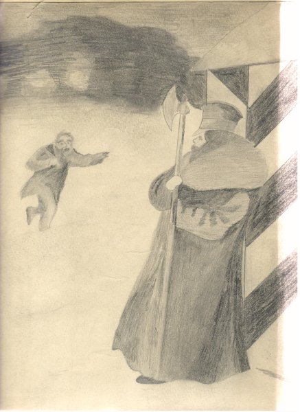 Николай Васильевич Гоголь рисунок портрет