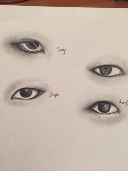 Рисунки BTS Чонгук