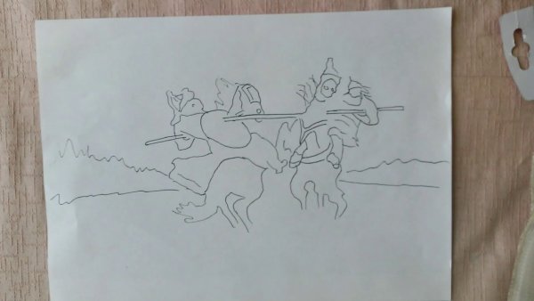 Рыцарский турнир раскраска