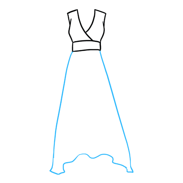 Раскраска платье