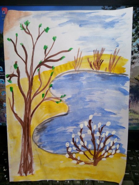 Весна рисунок