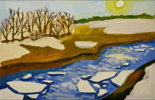 Рисунок на тему Весна