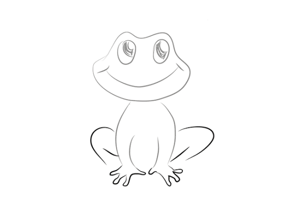 Как нарисовать лягушку поэтапно для детей