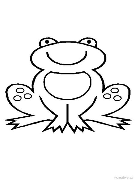 Лягушка карандашом