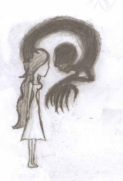 Необычные страшные рисунки