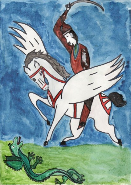 Урал батыр рисунок