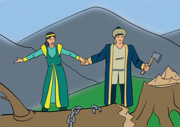 Скифский воин раскраска