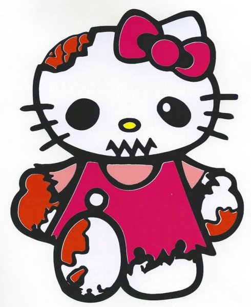 Эскизы тату Хэллоу Китти