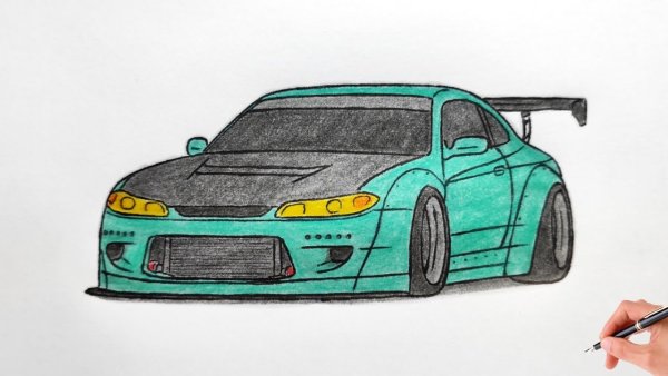 Nissan Silvia s15 draw