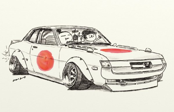 Ozizo Crazy car Art Тойота Чайзер