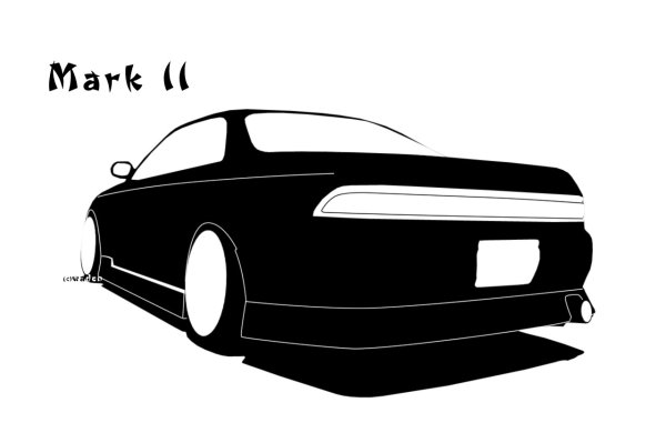 Nissan Skyline r32 рисунок