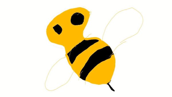 Нарисовать шмеля