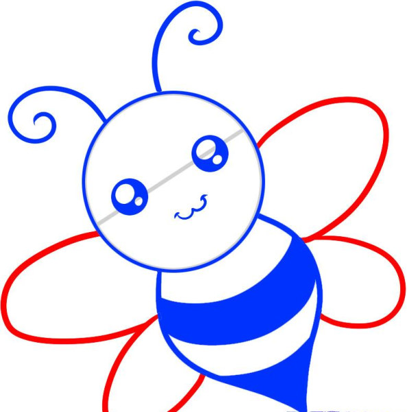 Рисование пчелки