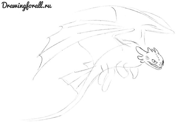 Беззубик рисунок карандашом