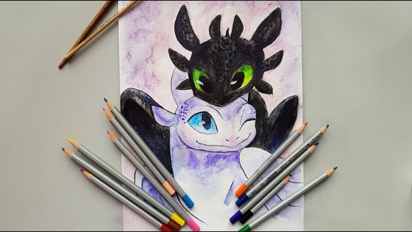 Беззубик красками