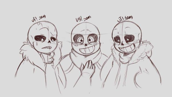 Набросок Санса андертейл