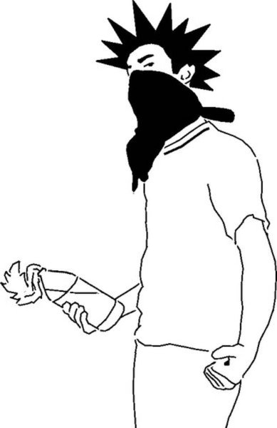 Панк рисунки простым карандашом