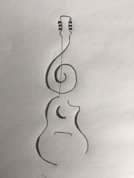 Несложные музыкальные рисунки