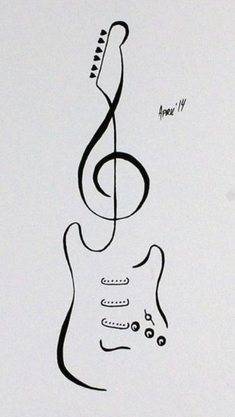 Рисунки на музыкальную тему