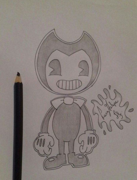 БЕНДИ рисунок карандашом для срисовки