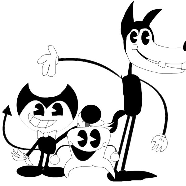 БЕНДИ рисунок карандашом для срисовки