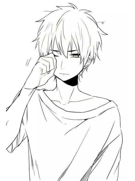 Раскраска аниме мальчики