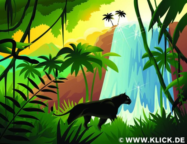 Рисование 3 класс джунгли