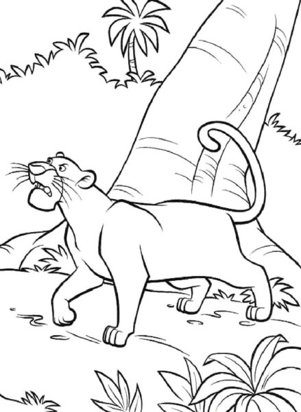 Детские рисунки джунгли