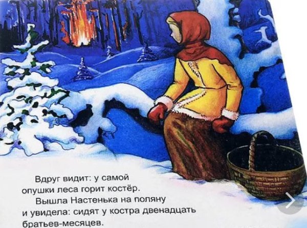 Иллюстрации к сказке двенадцать месяцев с Маршака