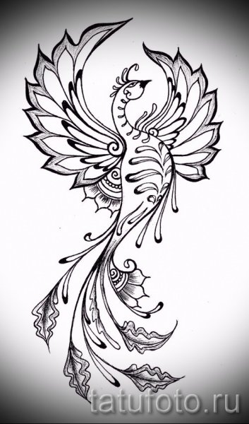 Жар птица стилизация