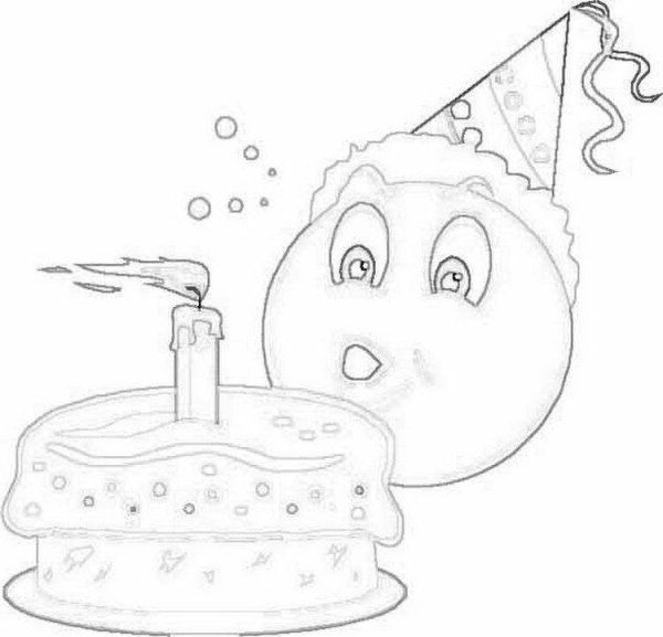 Легкие рисунки на день рождения