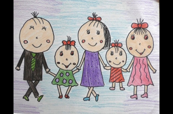 Рисунок на тему моя семья